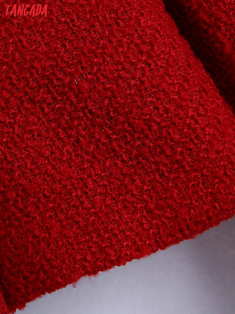 Red Tweed Blazer