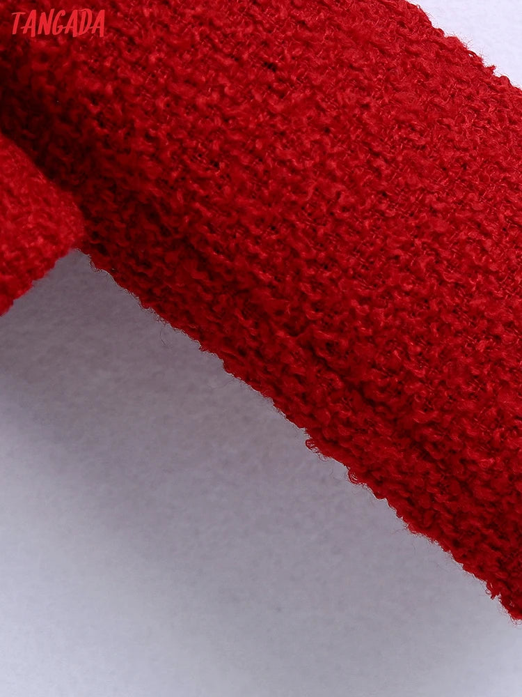 Red Tweed Blazer