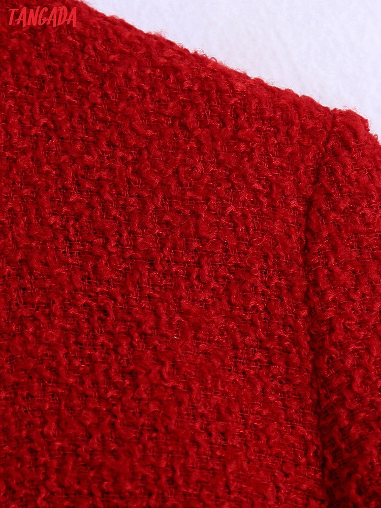 Red Tweed Blazer