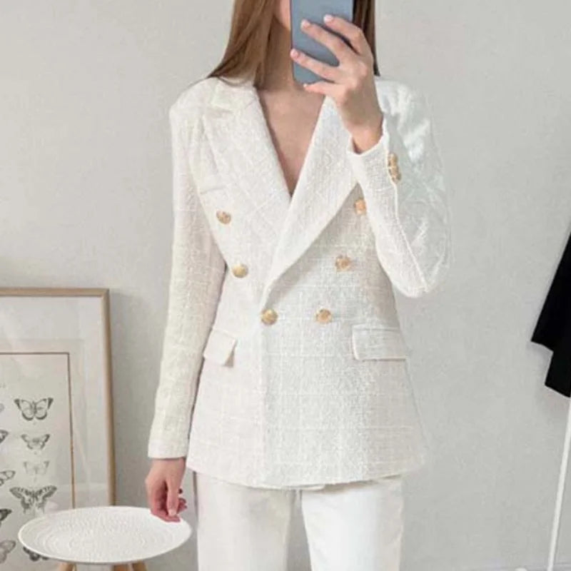 Tweed Blazer Coat