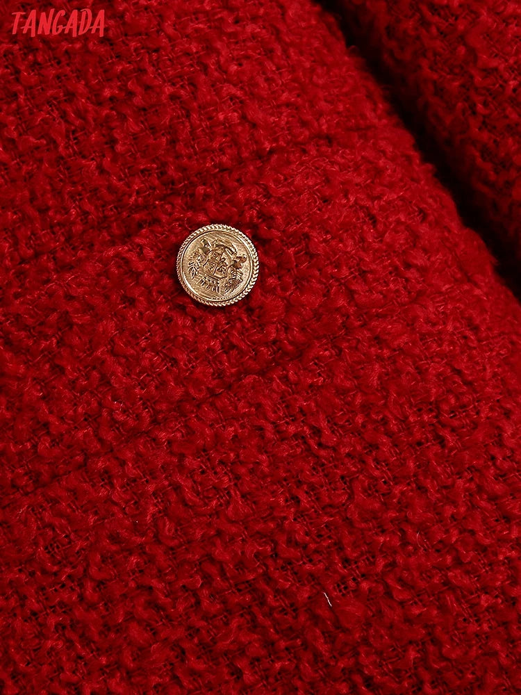 Red Tweed Blazer